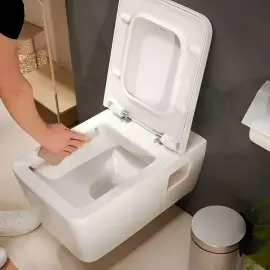 Тримач для туалетного паперу з кришкою AddStoris Hansgrohe 41753000 Chrome — вид спереду