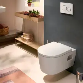 Тримач для туалетного паперу з кришкою AddStoris Hansgrohe 41753000 Chrome — бічний ракурс