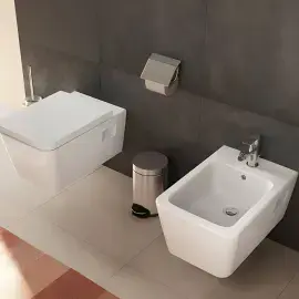 Тримач для туалетного паперу з кришкою AddStoris Hansgrohe 41753000 Chrome — вид згори