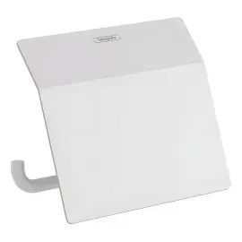 Тримач для туалетного паперу з кришкою AddStoris Hansgrohe 41753700 White Matt — вид на білому тлі