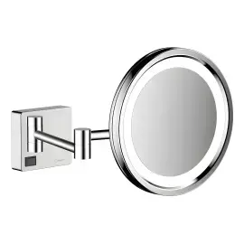 Дзеркало косметичне AddStoris Hansgrohe 41790000 Chrome — вид на білому тлі