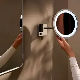 Дзеркало косметичне AddStoris Hansgrohe 41790000 Chrome — вид спереду