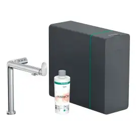 Змішувач для кухні Aqittura M91 Hansgrohe 76837000 Chrome — вид на білому тлі