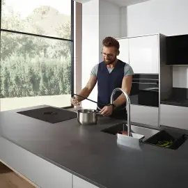 Змішувач для кухні Aquno Select M81 Hansgrohe 73837000 Chrome — вид згори
