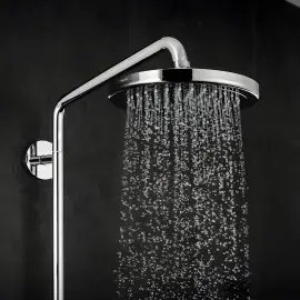 Душова система з термостатом Croma Hansgrohe 27185000 — в інтерʼєрі ванної кімнати