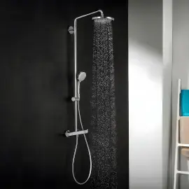 Душова система з термостатом Croma Hansgrohe 27188000 — бічний ракурс