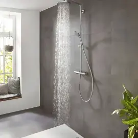 Душова система з термостатом Croma Hansgrohe 27188000 — вид згори