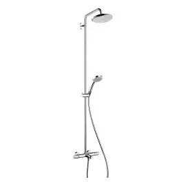 Душова система з термостатом Croma Hansgrohe 27223000 — вид на білому тлі