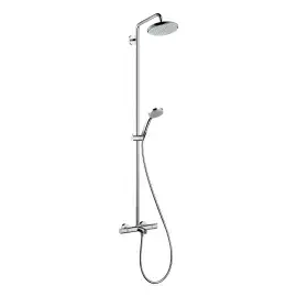 Душова система з термостатом Croma Hansgrohe 27223000 — вид спереду