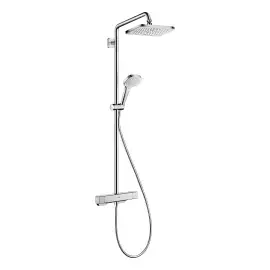 Душова система з термостатом Croma E Hansgrohe 27630000 — вид на білому тлі