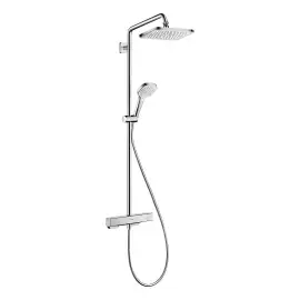 Душова система з термостатом Croma E Hansgrohe 27660000 — вид на білому тлі