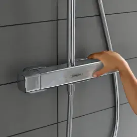 Душова система з термостатом Croma E Hansgrohe 27660000 — вид згори