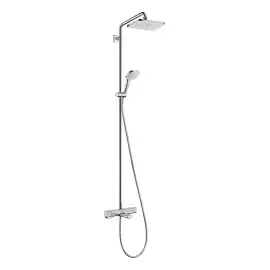 Душова система з термостатом Croma E Hansgrohe 27687000 — вид на білому тлі