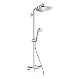 Душова система з термостатом Croma Select S Hansgrohe 26790000 — вид спереду