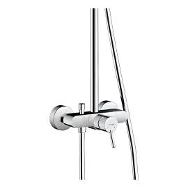 Душова система зі змішувачем Croma Select S Hansgrohe 26791000 — вид згори