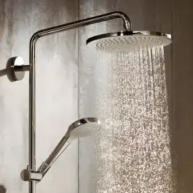 Душова система з термостатом Croma Select S Hansgrohe 26794000 — ракурс 3/4