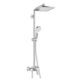 Душова система зі змішувачем Crometta E Hansgrohe 27284000 — вид спереду
