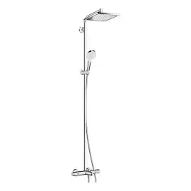 Душова система з термостатом Crometta E Hansgrohe 27298000 — вид спереду