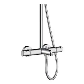 Душова система з термостатом Crometta E Hansgrohe 27298000 — вид згори