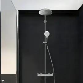 Душова система з термостатом Crometta S Hansgrohe 27267000 — вид спереду