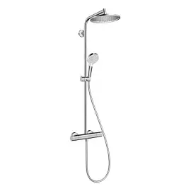 Душевая система с термостатом Crometta S Hansgrohe 27268000 — вид на белом фоне