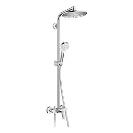 Душова система зі змішувачем Crometta S Hansgrohe 27269000 — вид ззаду
