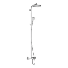 Душевая система с термостатом Crometta S Hansgrohe 27320000 — вид на белом фоне