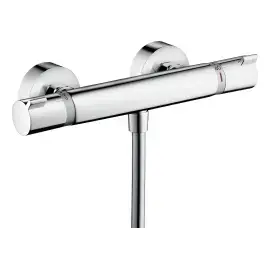 Термостат для душу Ecostat Comfort Hansgrohe 13116000 Chrome — вид на білому тлі