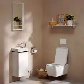 Унітаз EluPura Q Hansgrohe 60194450 + 60150450 — вид згори