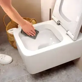 Унітаз EluPura Q Hansgrohe 60194450 + 60150450 — деталь крупним планом