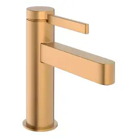 Змішувач для раковини Finoris Hansgrohe 76012140 Brushed Bronze — вид на білому тлі