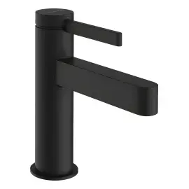 Змішувач для раковини Finoris Hansgrohe 76012670 Matt Black — вид на білому тлі