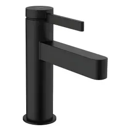Змішувач для раковини Finoris Hansgrohe 76020670 Matt Black — вид на білому тлі