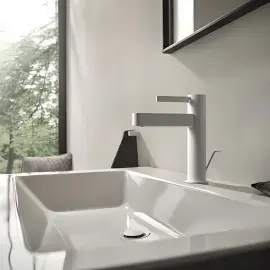 Змішувач для раковини Finoris Hansgrohe 76020700 White Matt — вид спереду