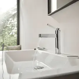 Змішувач для раковини Finoris Hansgrohe 76024000 Chrome — вид спереду
