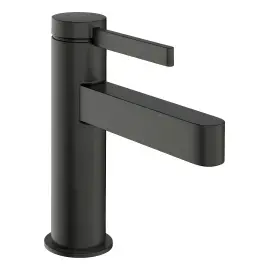 Змішувач для раковини Finoris Hansgrohe 76024340 Brushed Black Chrome — вид на білому тлі