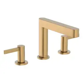 Змішувач для раковини Finoris Hansgrohe 76033140 Brushed Bronze — вид на білому тлі