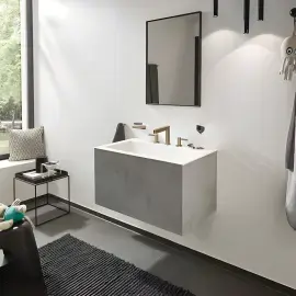 Змішувач для раковини Finoris Hansgrohe 76033140 Brushed Bronze — вид спереду