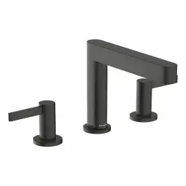 Змішувач для раковини Finoris Hansgrohe 76033340 Brushed Black Chrome — вид на білому тлі