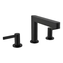 Змішувач для раковини Finoris Hansgrohe 76033670 Matt Black — вид на білому тлі