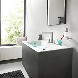 Змішувач для раковини Finoris Hansgrohe 76034000 Chrome — вид спереду