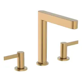 Змішувач для раковини Finoris Hansgrohe 76034140 Brushed Bronze — вид на білому тлі