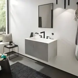 Змішувач для раковини Finoris Hansgrohe 76034340 Brushed Black Chrome — вид спереду