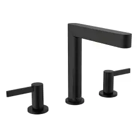Змішувач для раковини Finoris Hansgrohe 76034670 Matt Black — вид на білому тлі