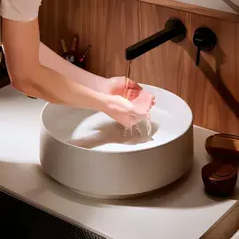 Змішувач для раковини Finoris Hansgrohe 76050670 Matt Black — вид згори