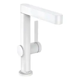 Змішувач для раковини Finoris Hansgrohe 76060700 White Matt — вид на білому тлі