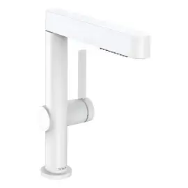 Змішувач для раковини Finoris Hansgrohe 76063700 White Matt — вид на білому тлі