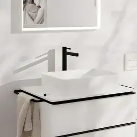 Змішувач для раковини Finoris Hansgrohe 76070670 Matt Black — вид згори