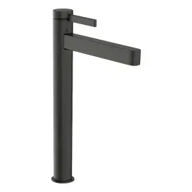 Змішувач для раковини Finoris Hansgrohe 76072340 Brushed Black Chrome — вид на білому тлі
