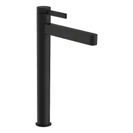 Змішувач для раковини Finoris Hansgrohe 76072670 Matt Black — вид на білому тлі